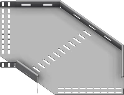 Øglænd System SPB-RF40 Flat Elbow 90°, 300 mm, R75, Stainless Steel