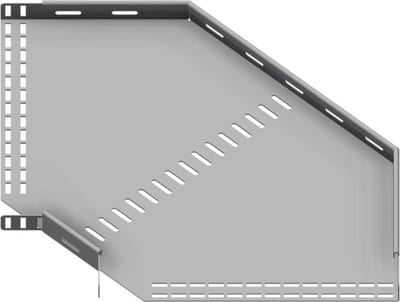 Øglænd System SPB-RF40 Flat Elbow 90°, 400 mm, R75, Stainless Steel