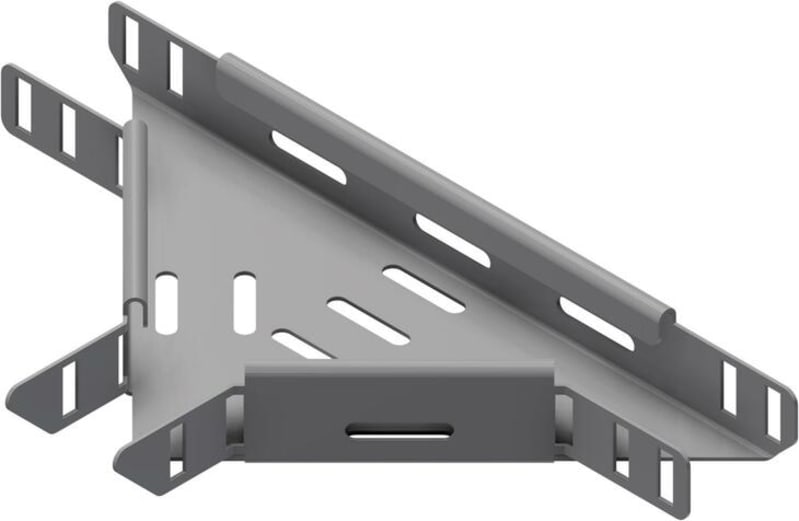 Øglænd System SPB-RF40 Tee, 50/50 mm, R75, Stainless Steel