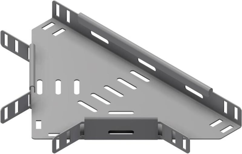 Øglænd System SPB-RF40 Tee, 100/100 mm, R75, Stainless Steel