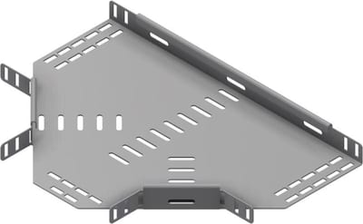 Øglænd System SPB-RF40 Tee, 200/200 mm, R75, Stainless Steel