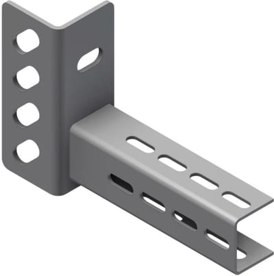 Øglænd System SPB Cantilever Arm, 100 mm, Stainless Steel