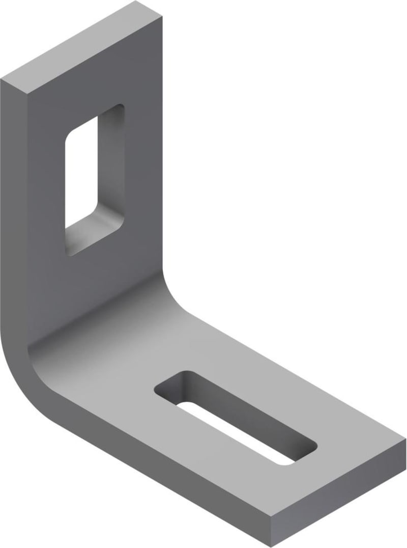 Øglænd System Angle Bracket, 25 mm, Stainless Steel