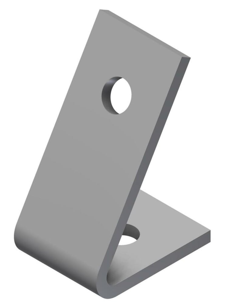 Øglænd System UNO Splice Angle, Stainless Steel