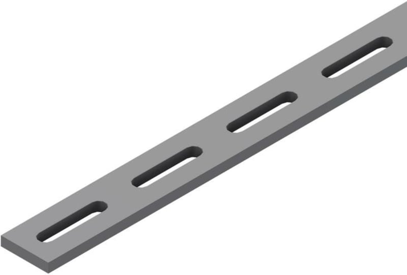 Flat Bar 25 × 5 mm, Perforated, Stainless Steel (FI-LW-25-3000-5-M6 SS)
