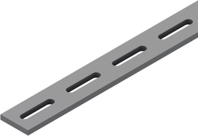 Flat Bar 30 × 5 mm, Perforated, Stainless Steel