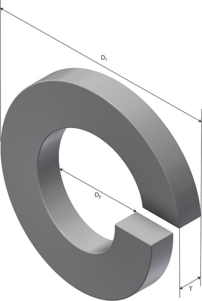 Oglaend System Spring Lock Washer M10 Stainless Steel