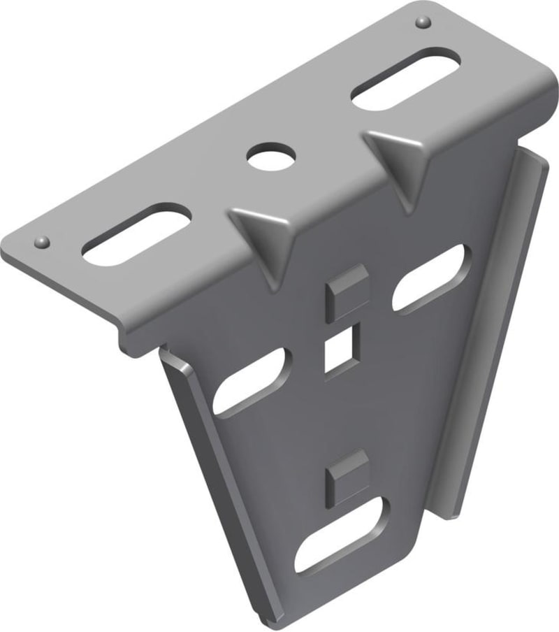 Øglænd System TOE Starter Bracket, 40 mm, Pre-Galvanised