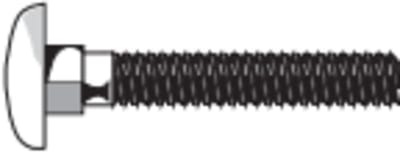 Øglænd System LB-M6x12 A4 Coach Bolt DIN 603 M6 x 12
