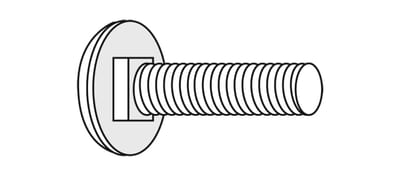 Øglænd System LB-M10x20 A4 Coach Bolt M10x20 DIN 603 Stainless