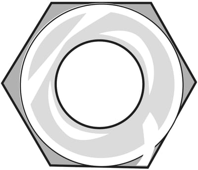 Øglænd System Nut, M8 × 13 mm, Hot-Dip Galvanised