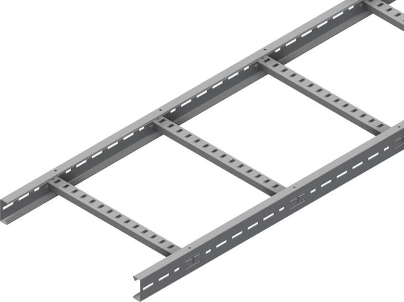 Øglænd System LOE55 Cable Ladder, 400 mm, 3 m, Stainless Steel