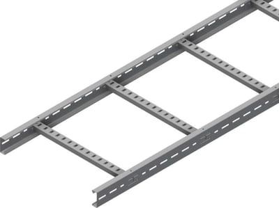 Øglænd System LOE55 Cable Ladder, 400 mm, 3 m, Stainless Steel