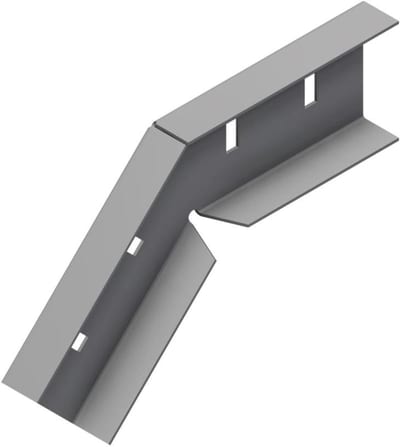 Øglænd System LOE55 Splice Angle, Stainless Steel