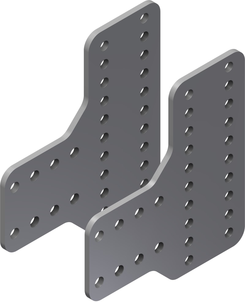 Øglænd System Mekano Splice Angle, Stainless Steel