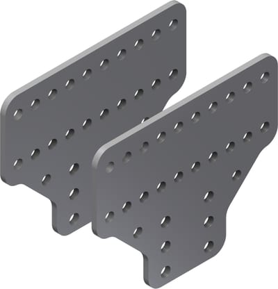 Øglænd System Mekano Splice Angle, Stainless Steel
