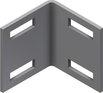 Øglænd System OE100 Fixing Clamp, 72 mm, Stainless Steel
