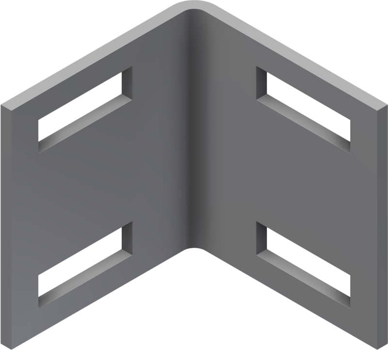 Øglænd System OE100 Fixing Clamp, 72 mm, Hot-Dip Galvanised