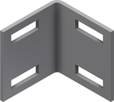 Øglænd System OE100 Fixing Clamp, 72 mm, Hot-Dip Galvanised