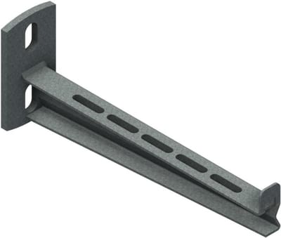 Øglænd System S-M Cantilever Arm, 200 mm, Hot-Dip Galvanised