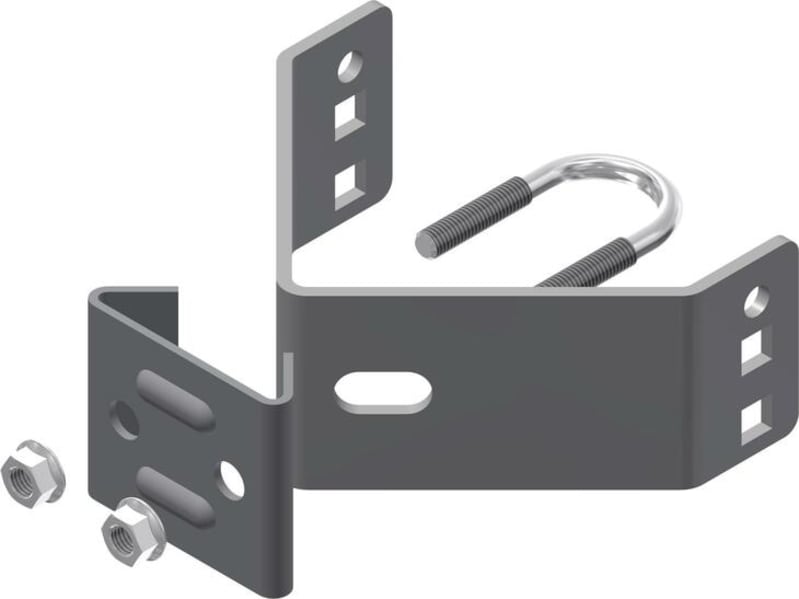 Øglænd System TOE Support Bracket, Hot-Dip Galvanised