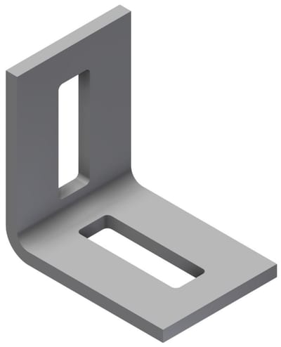 Øglænd System Angle Bracket, Hot-Dip Galvanised