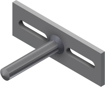 Øglænd System T-SUPPORT STUDW-01 10x50 SS T-Mount Stainless Steel