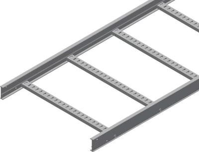 Øglænd System FOE-70 Cable Ladder, 600 × 70 mm, 3 m, GRP (FRP)