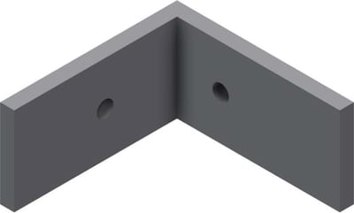 Øglænd System Angle Bracket, 50 mm, GRP (FRP)