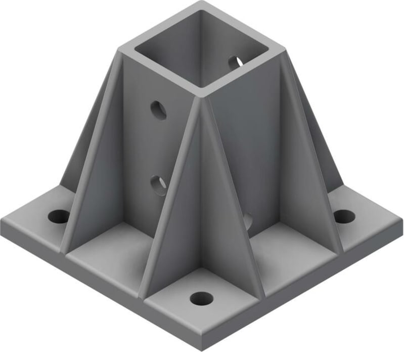 Øglænd System End Piece UNO-Rail S-UNO E-1 FRP