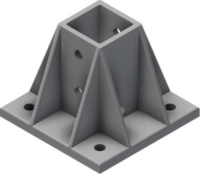 Øglænd System End Piece UNO-Rail S-UNO E-1 FRP