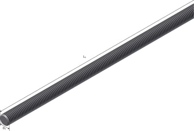 Øglænd System Threaded Rod, 3 m