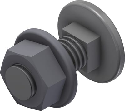 Øglænd System S-M Nut, M6, Stainless Steel 316