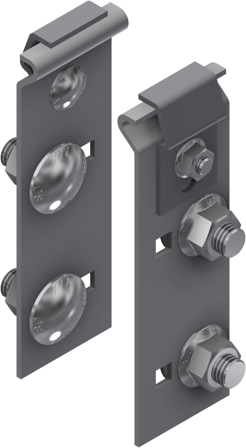 Øglænd System LOE100 Cover Clamp, Stainless Steel