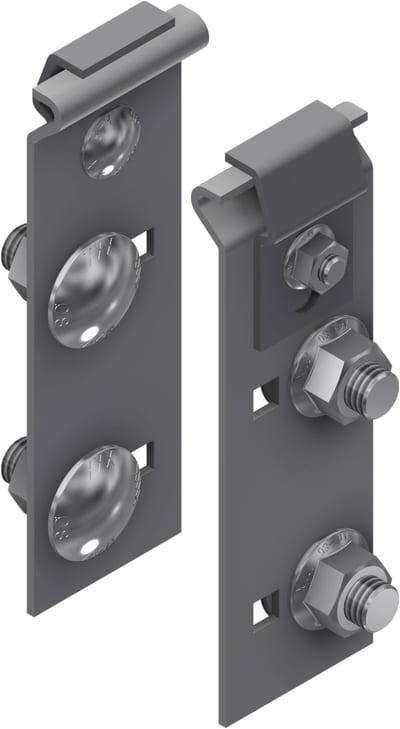 Øglænd System LOE100 Cover Clamp, Stainless Steel