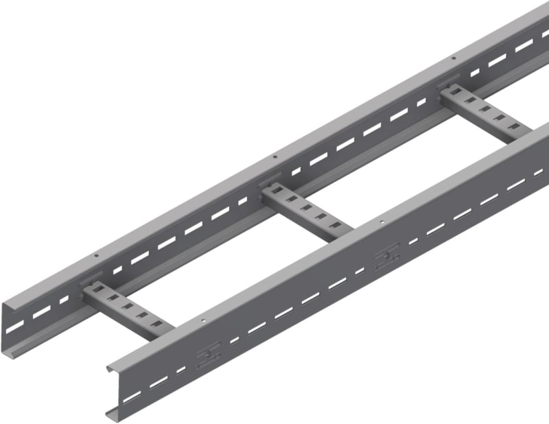 Øglænd System LOE75 Cable Ladder, 200 mm, 3 m, Zinc-Magnesium Coated