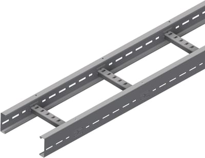 Øglænd System LOE75 Cable Ladder, 200 mm, 3 m, Zinc-Magnesium Coated