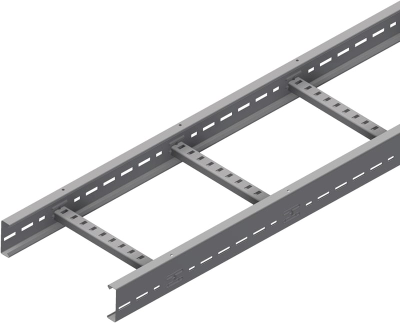 Øglænd System LOE75 Cable Ladder, 300 mm, 3 m, Zinc-Magnesium Coated