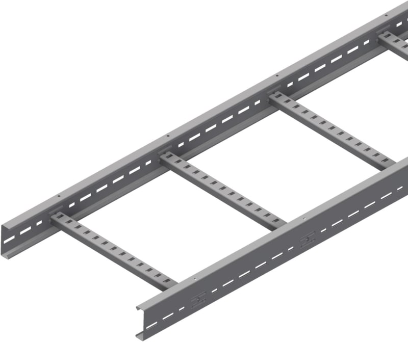 Øglænd System LOE75 Cable Ladder, 400 mm, 3 m, Zinc-Magnesium Coated