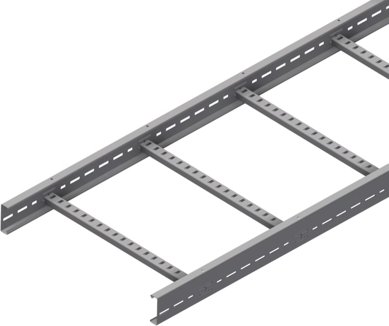 Øglænd System LOE75 Cable Ladder, 500 mm, 3 m, Zinc-Magnesium Coated