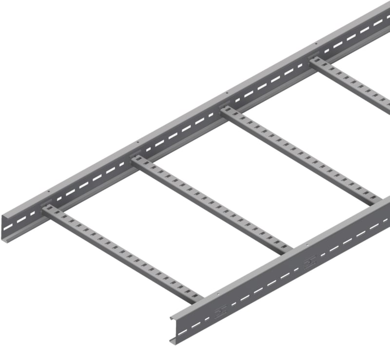 Øglænd System LOE75 Cable Ladder, 600 mm, 3 m, Zinc-Magnesium Coated