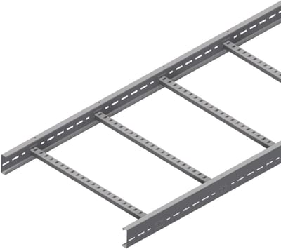 Øglænd System LOE75 Cable Ladder, 600 mm, 3 m, Zinc-Magnesium Coated