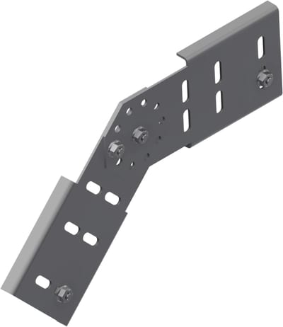 Øglænd System LOE75 Hinge, Zinc-Magnesium Coated