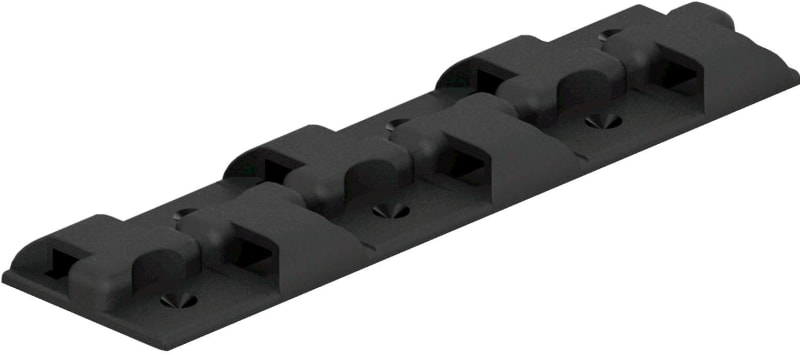 Wibe Group Strap Fastener W44 Plastic Black Pack of 50 718469
