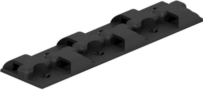 Wibe Group Strap Fastener W44 Plastic Black Pack of 50