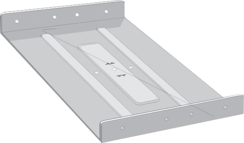 Wibe Support Beam / Joint W7/40-100 — Pre-galvanized steel (717021)
