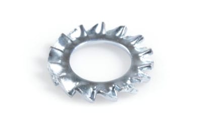 Arvid Nilsson DIN 6798A External Serrated Lock Washer M6 6.4x11x0.7 Zinc-Plated Steel