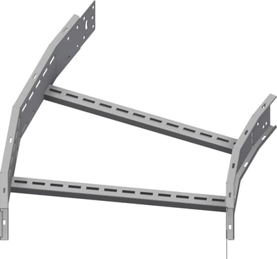 Øglænd System OE125 Flat Elbow 30°, 600 mm, R900, Stainless Steel