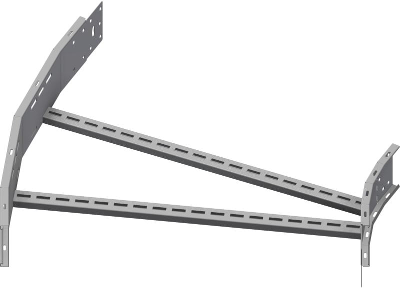 Øglænd System OE150 Flat Elbow 30°, 900 mm, R600, Stainless Steel