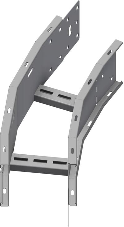 Øglænd System OE150 Flat Elbow 30°, 150 mm, R900, Stainless Steel